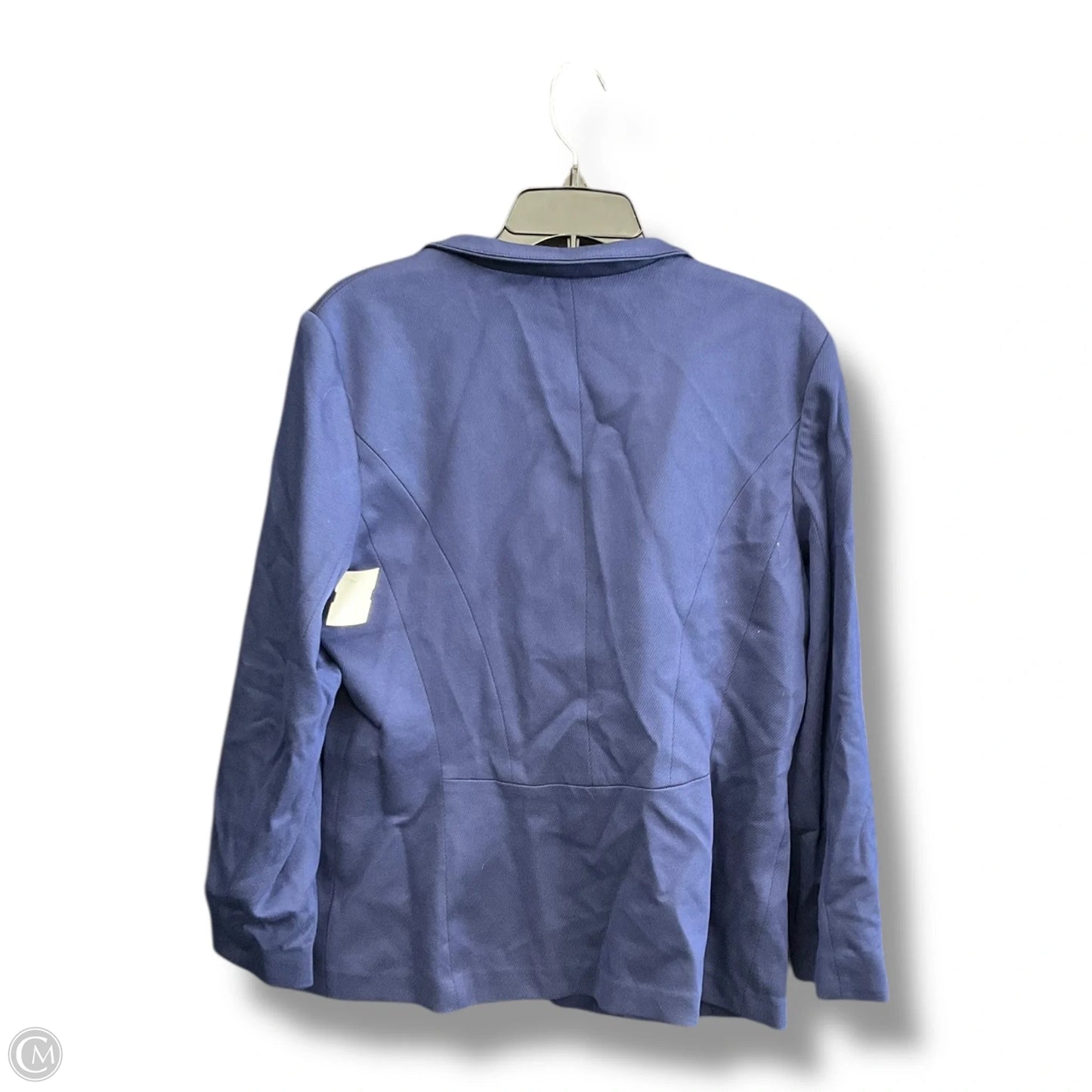 Blazer By Clothes Mentor In Blue, Size: 16