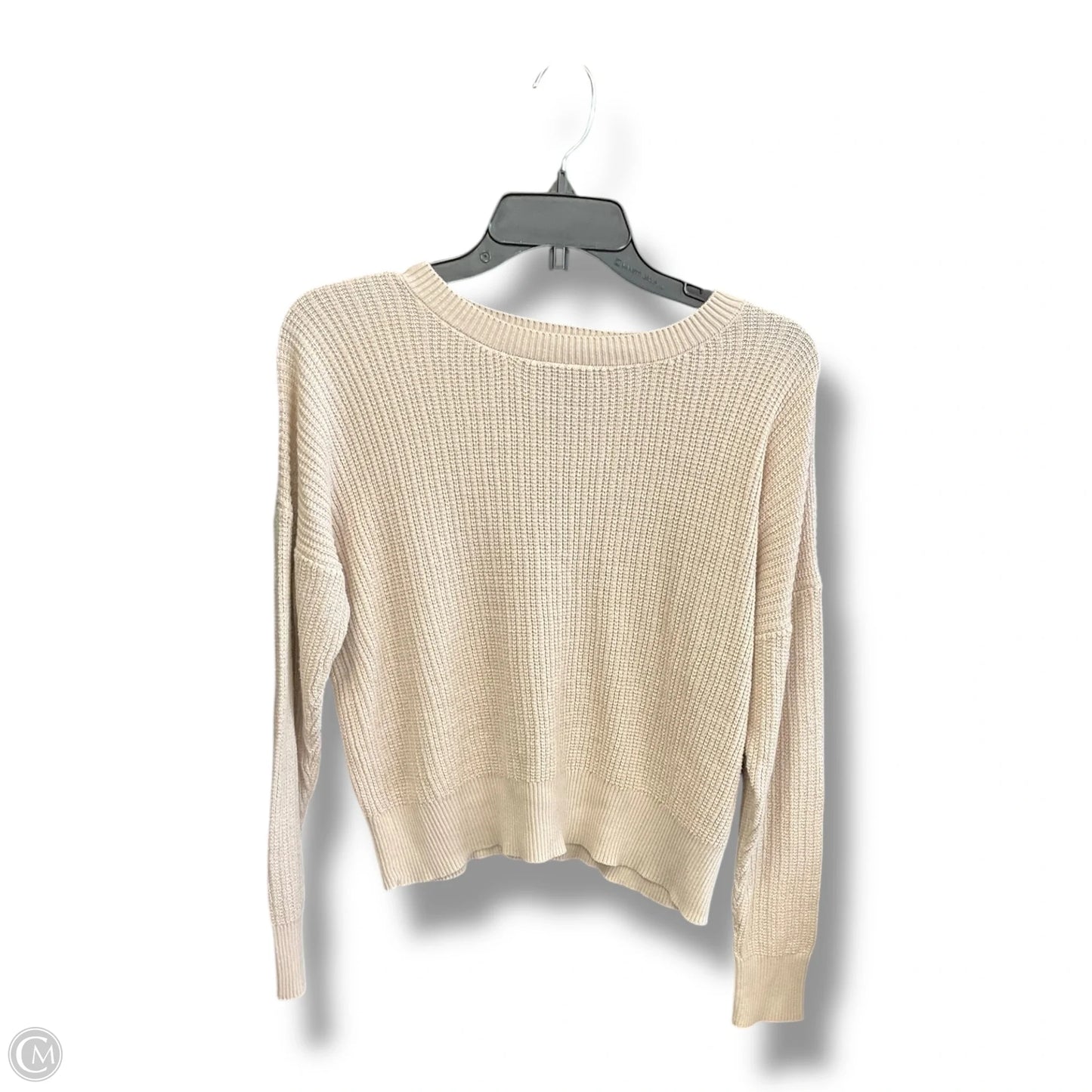 Top Long Sleeve By Clothes Mentor In Tan, Size: M