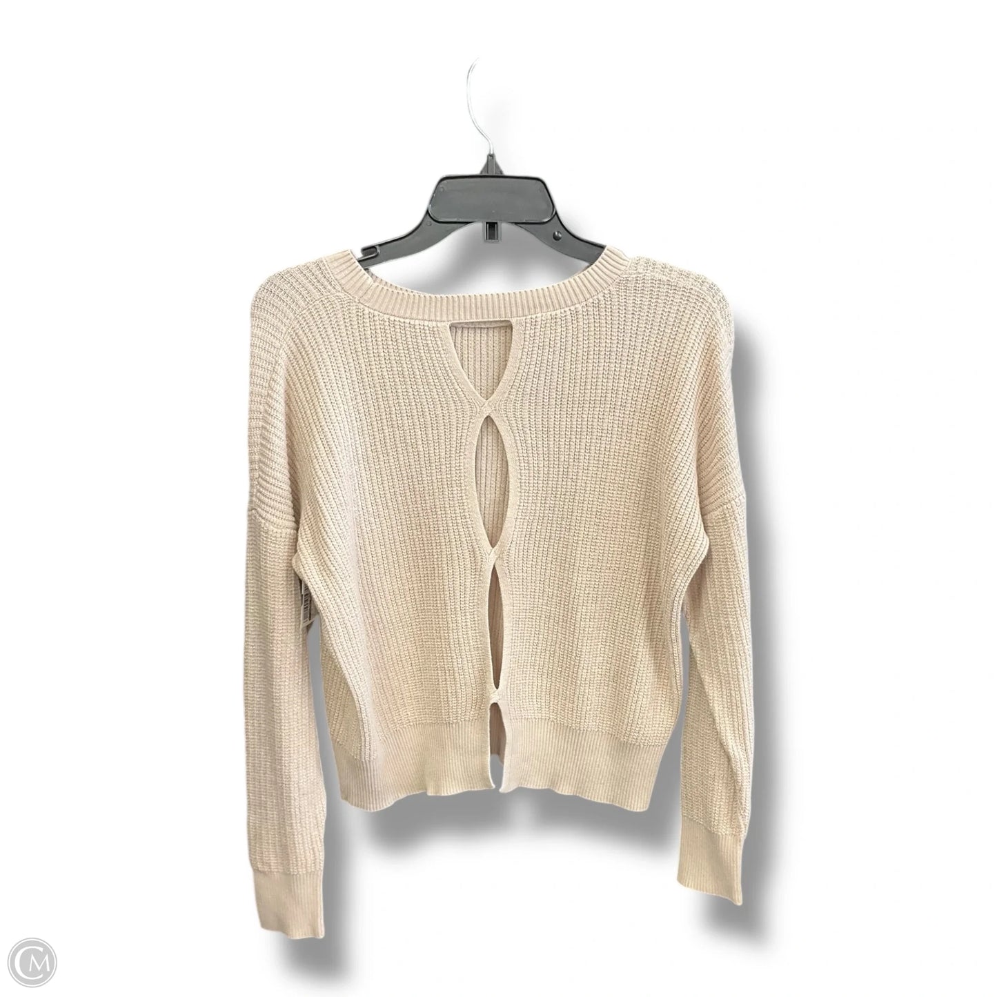 Top Long Sleeve By Clothes Mentor In Tan, Size: M