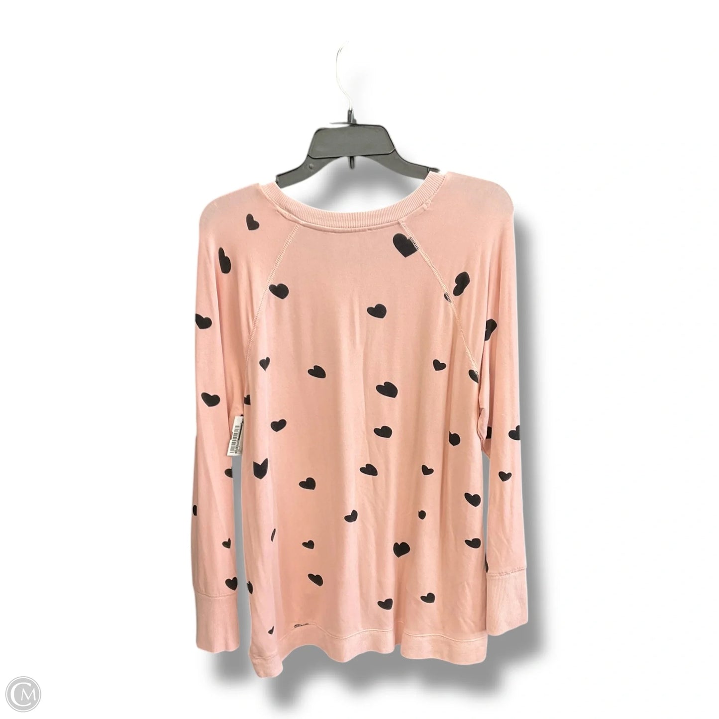 Top Long Sleeve By Philosophy In Pink, Size: Xl