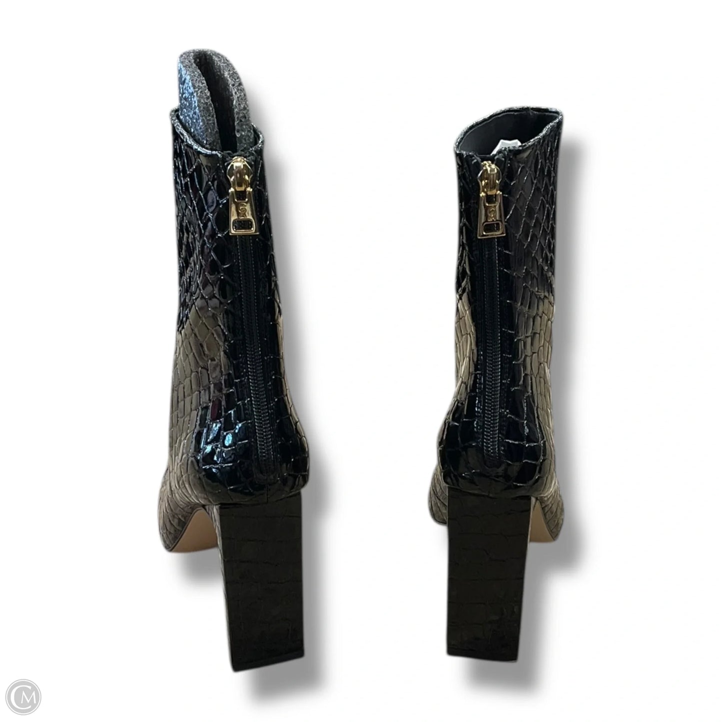 Boots Ankle Heels By Clothes Mentor In White, Size: 9