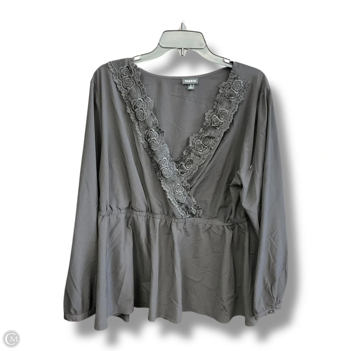 Top Long Sleeve By Torrid In Black, Size: 3x