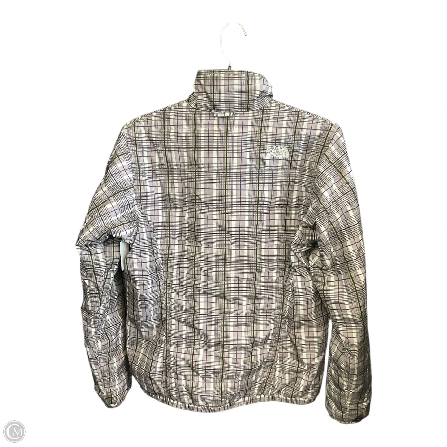 Jacket Puffer & Quilted By The North Face In Plaid Pattern, Size: M