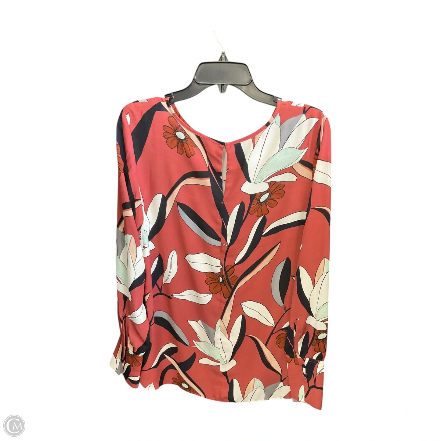 Top Long Sleeve By Ann Taylor In Multi-colored, Size: M