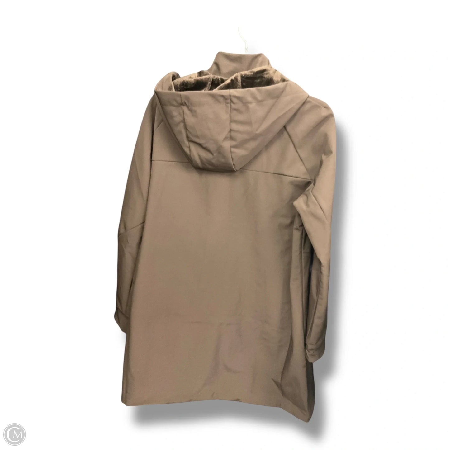 Coat Raincoat By Mondetta In Brown, Size: Xl