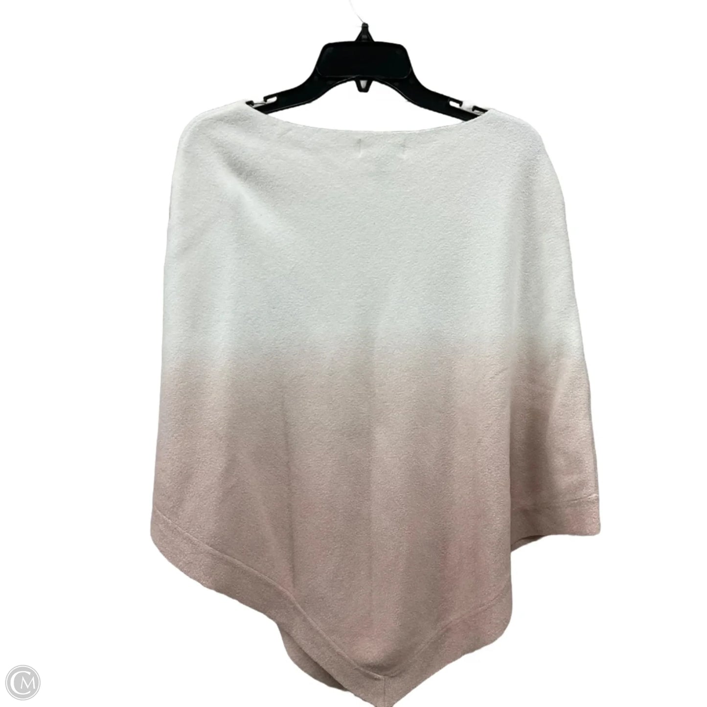 Poncho By Barefoot Dreams In Pink & White, Size: Osfm
