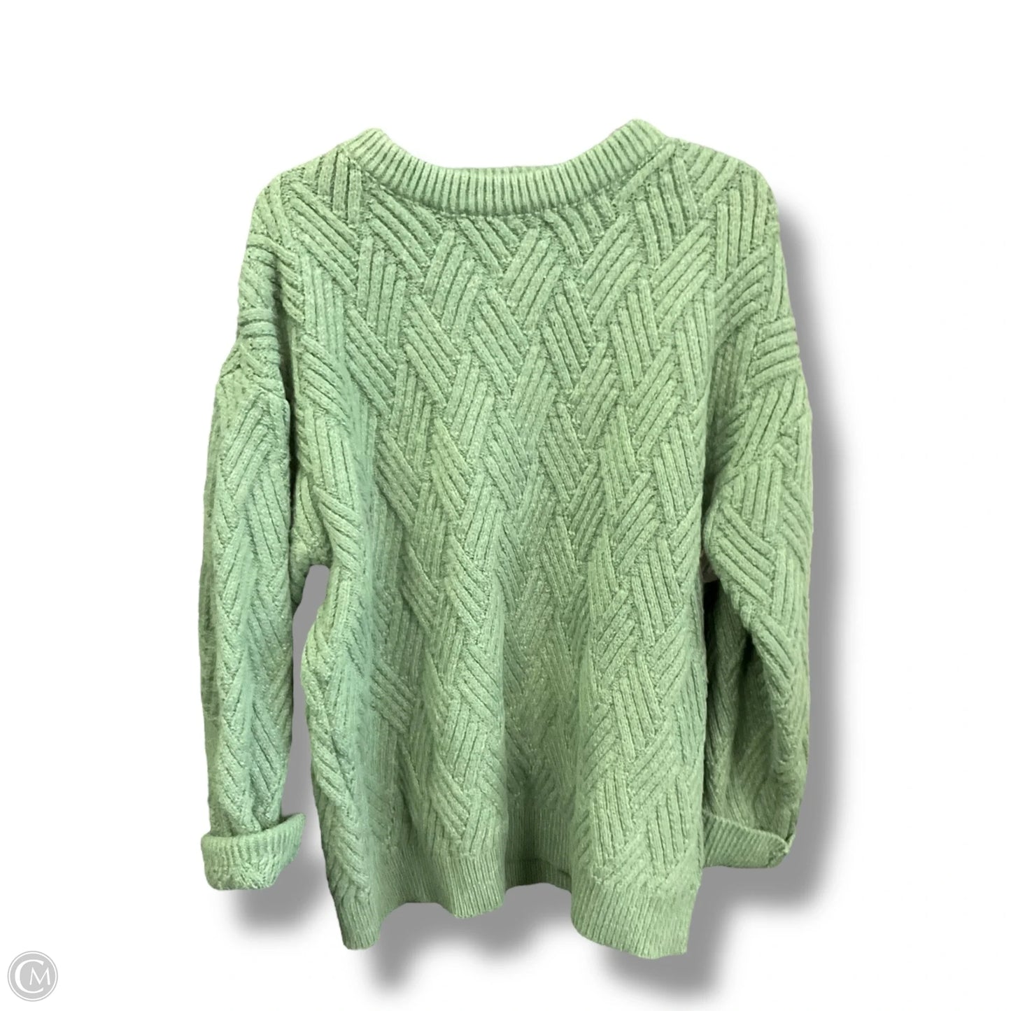 Sweater By Clothes Mentor In Green, Size: M