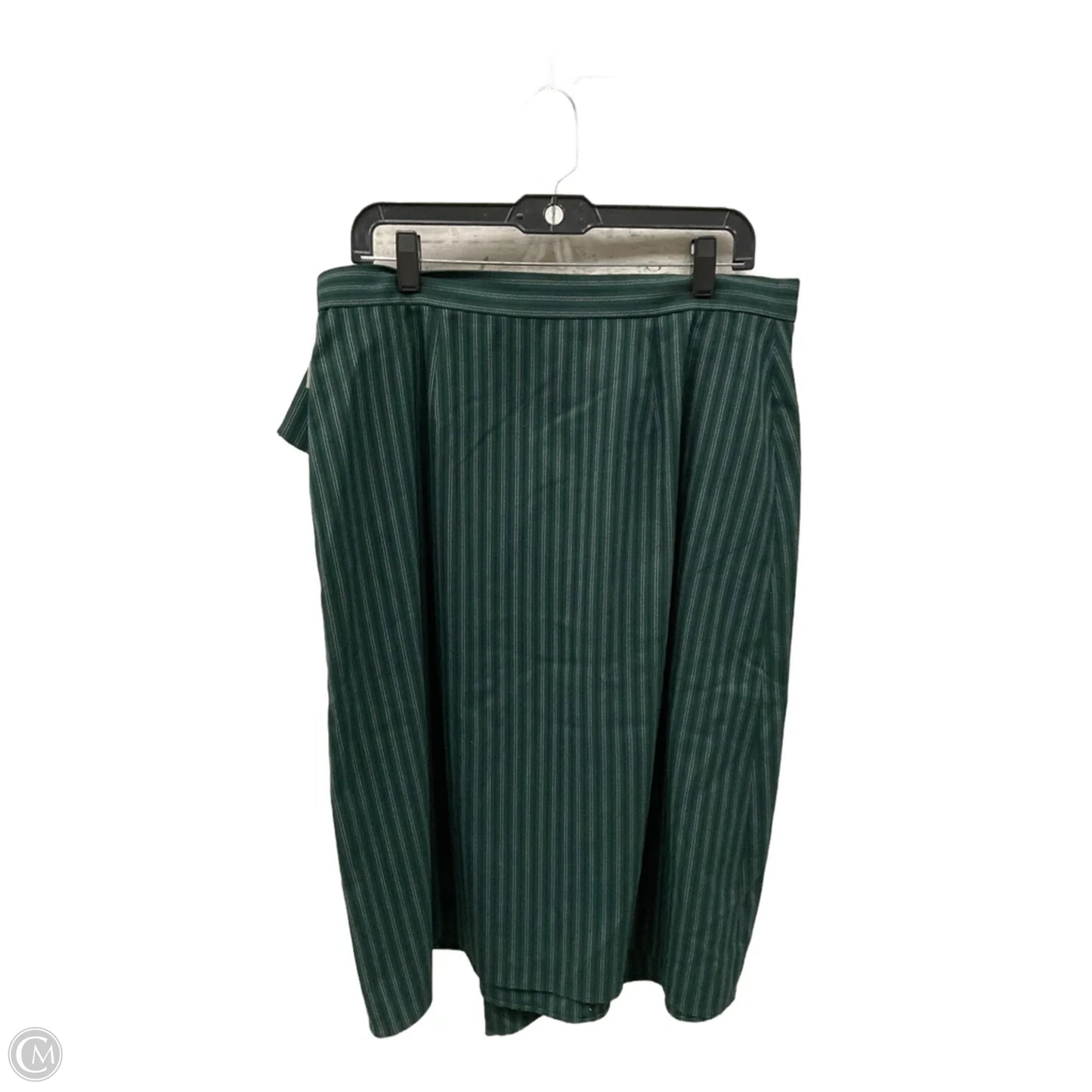 Skirt Midi By Ann Taylor In Striped Pattern, Size: 12