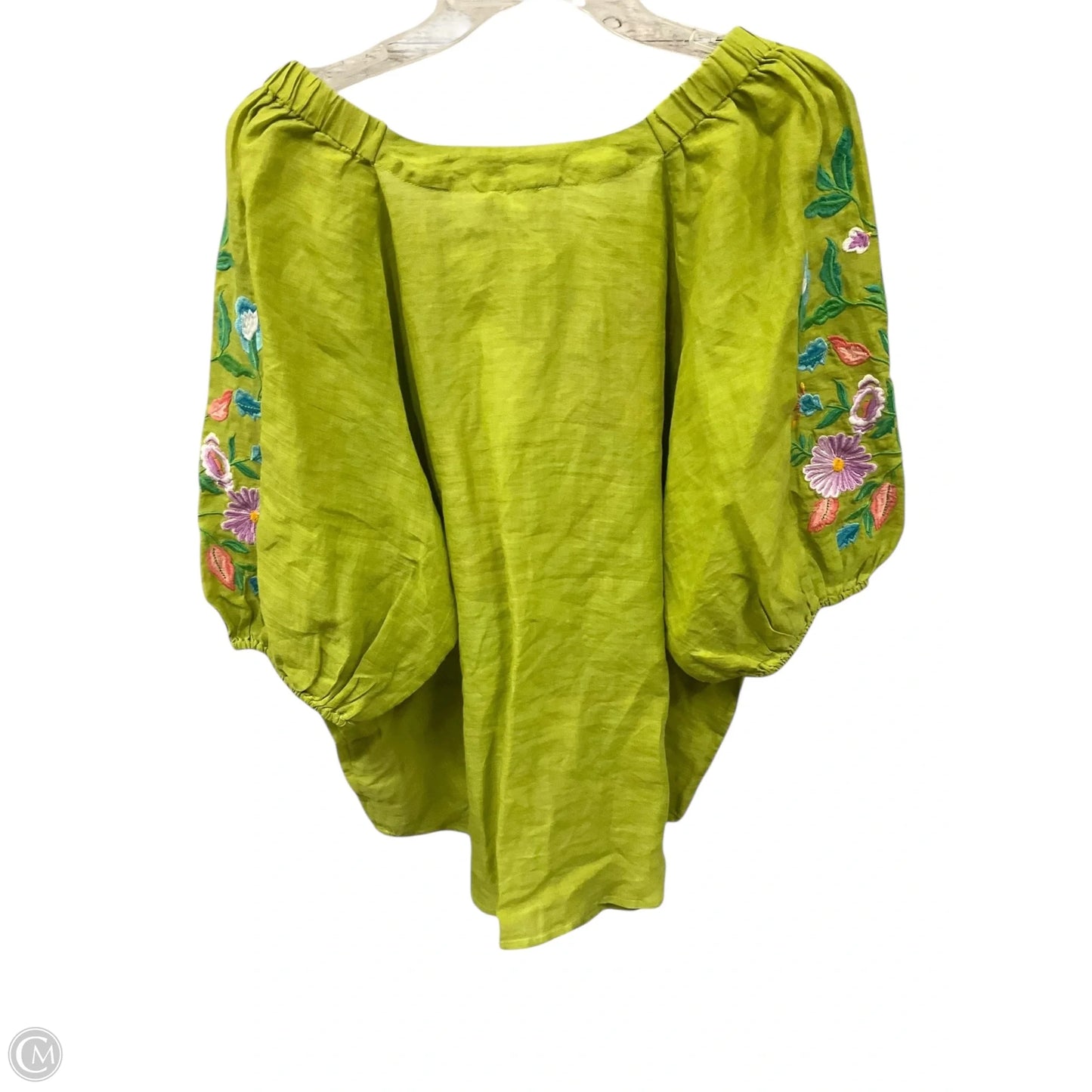 Top 3/4 Sleeve By Sundance In Green, Size: Xl