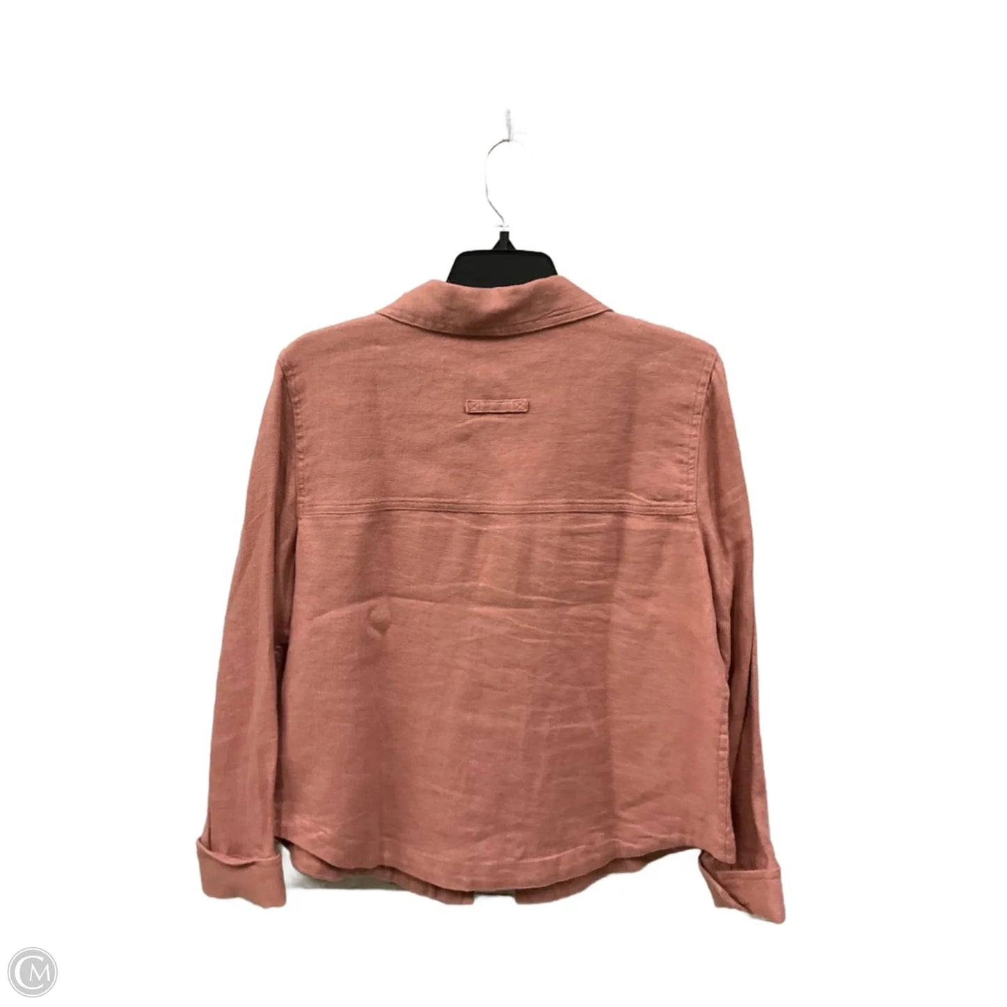 Blouse Long Sleeve By Joie In Pink, Size: M