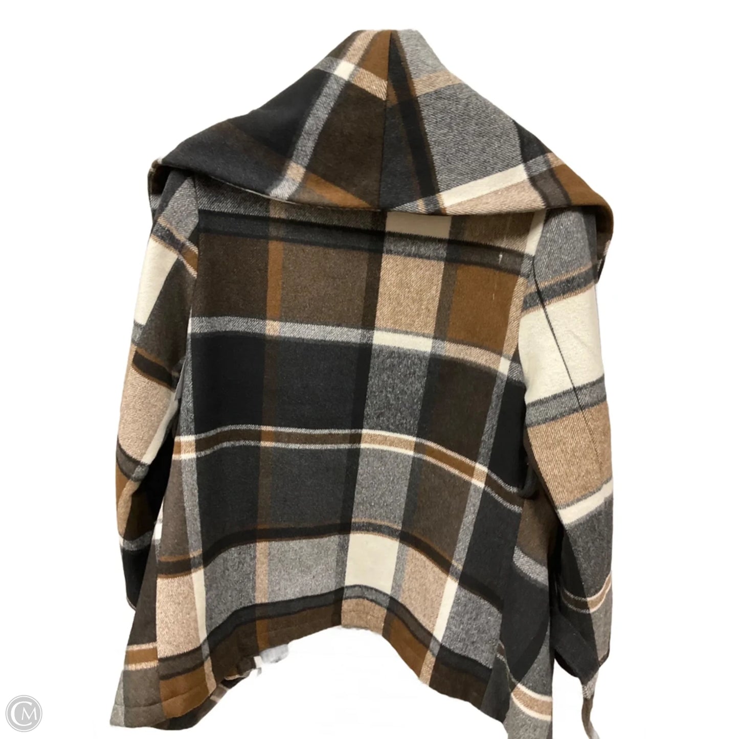 Coat Other By Chicwish In Plaid Pattern, Size: S