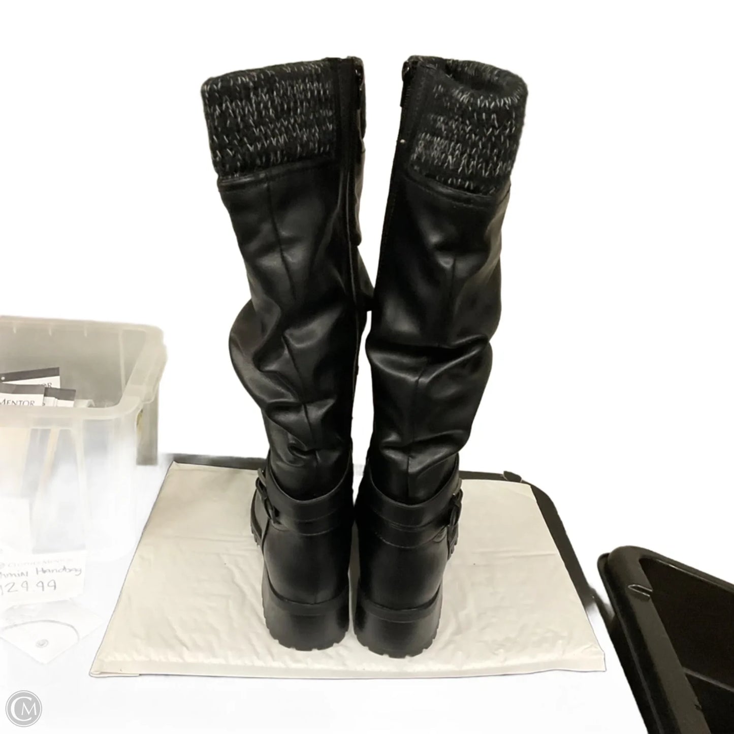 Boots Mid-calf Flats By Maurices In Black, Size: 8.5