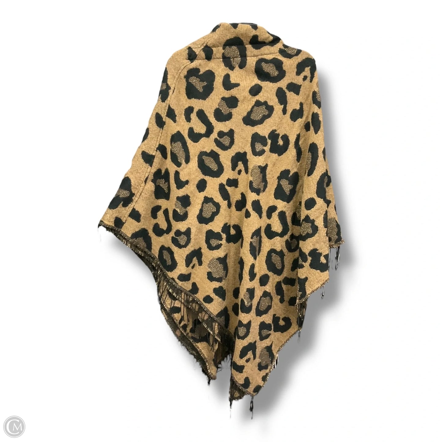 Poncho By Marc New York In Animal Print, Size: Osfm
