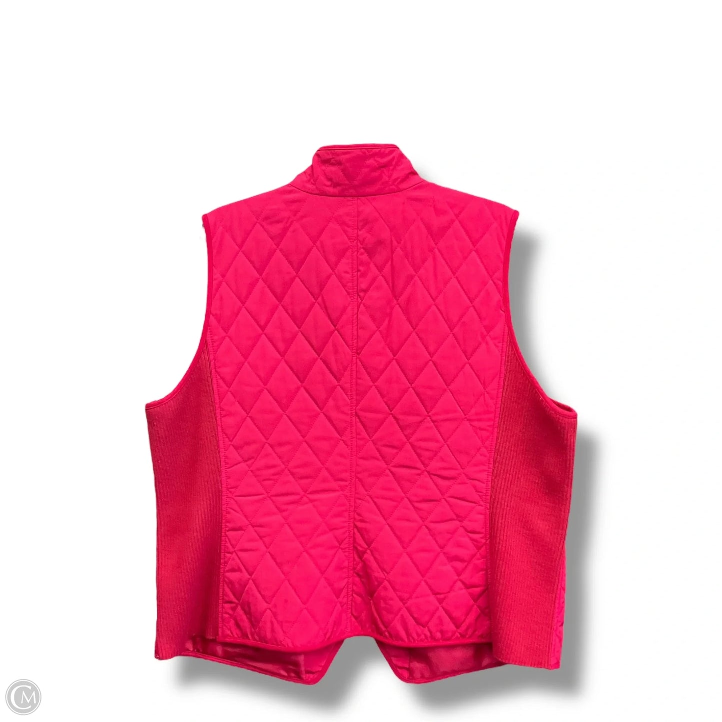 Vest Puffer & Quilted By Talbots In Pink, Size: Xl