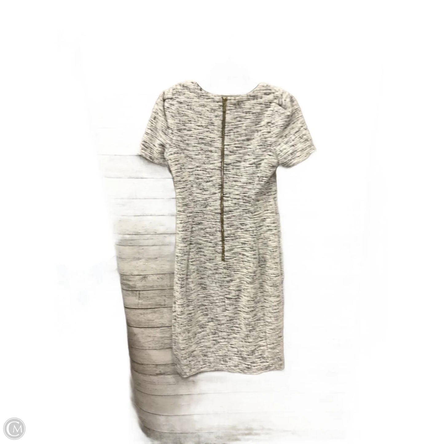 Dress Casual Midi By Calvin Klein In Black & White, Size: M