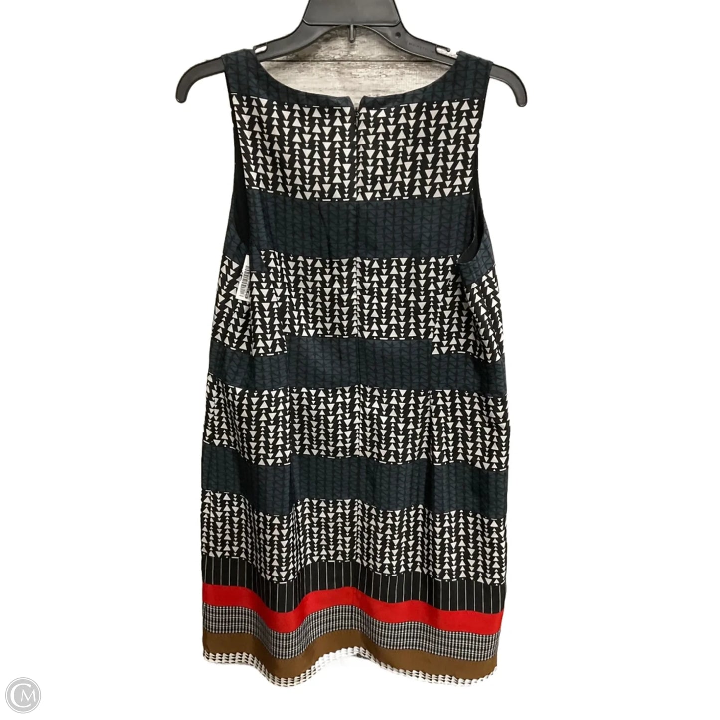 Dress Casual Midi By Bar Iii In Geometric Pattern, Size: L