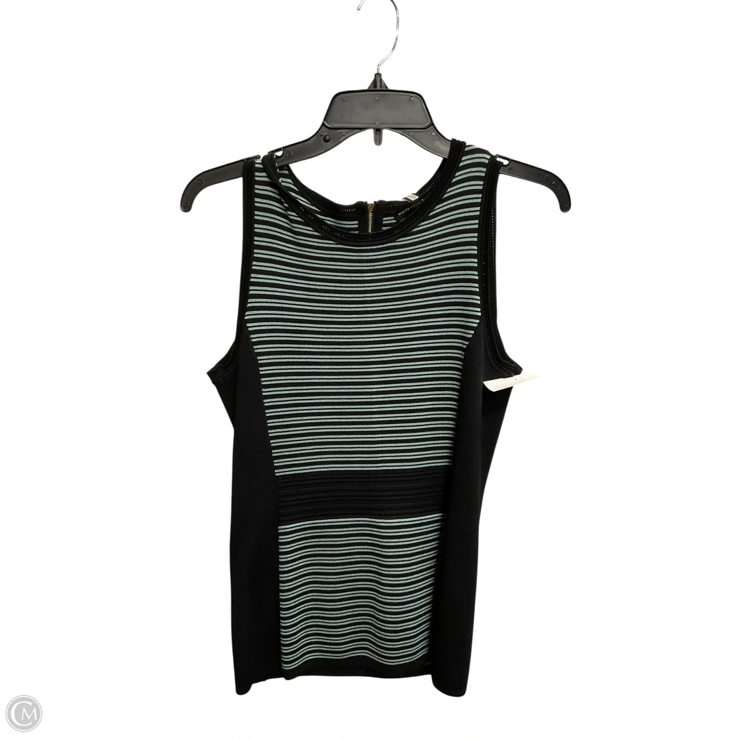 Top Sleeveless By White House Black Market In Black & Grey, Size: S