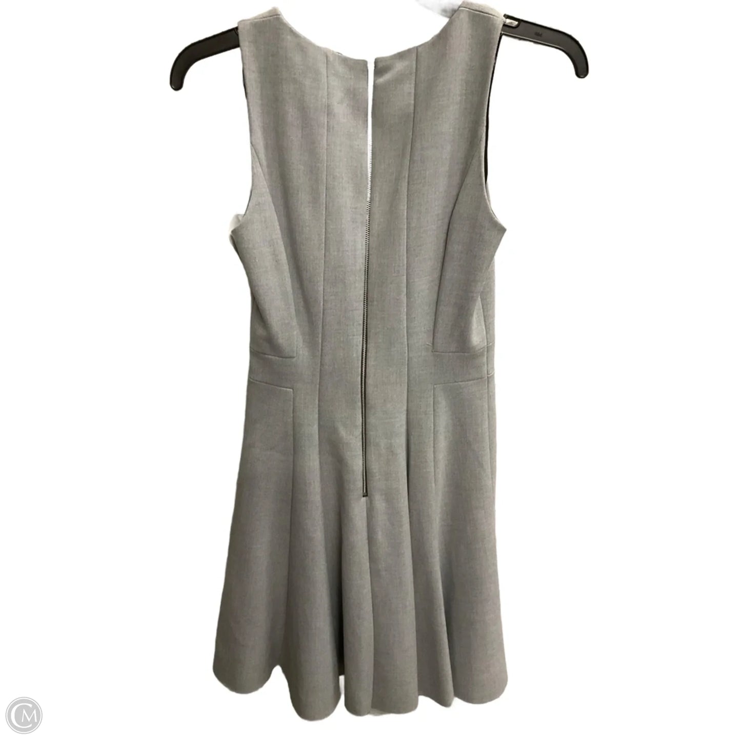 Dress Casual Midi By H&m In Grey, Size: 4