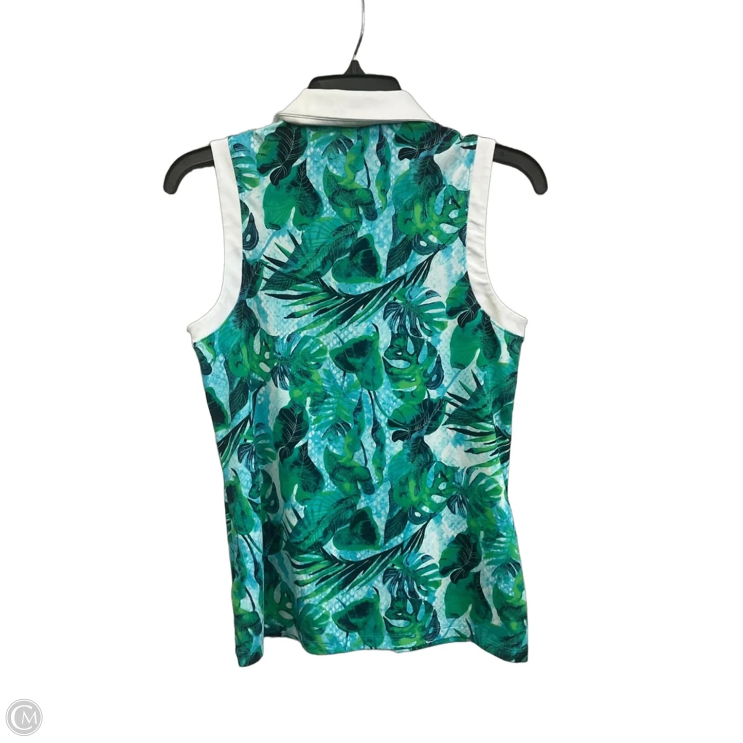 Top Sleeveless By Tommy Bahama In Blue & Green, Size: M