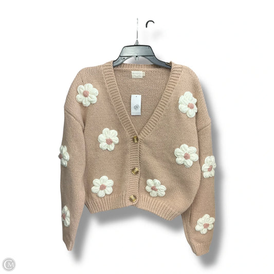 Sweater Cardigan By Clothes Mentor In Mauve, Size: M