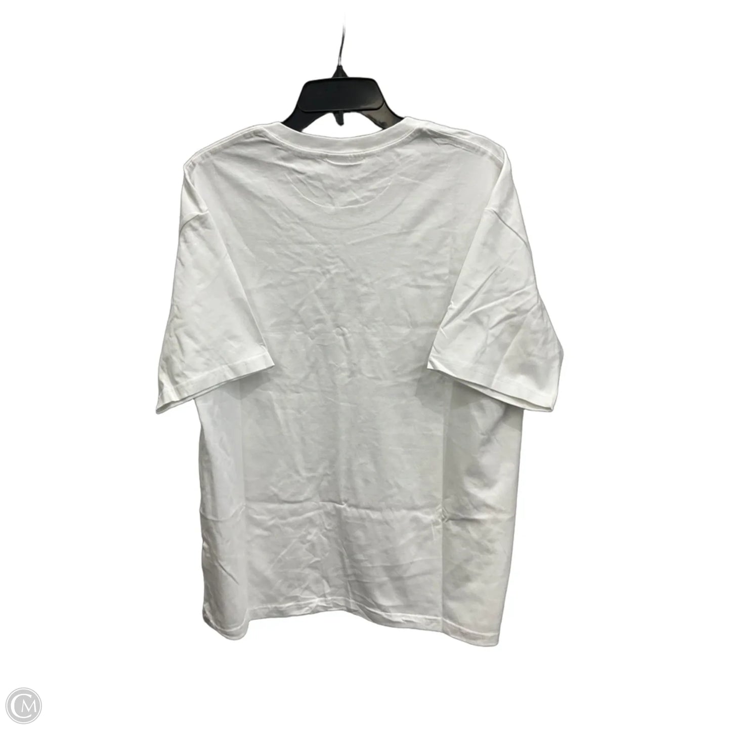 Top Short Sleeve By Clothes Mentor In White, Size: L