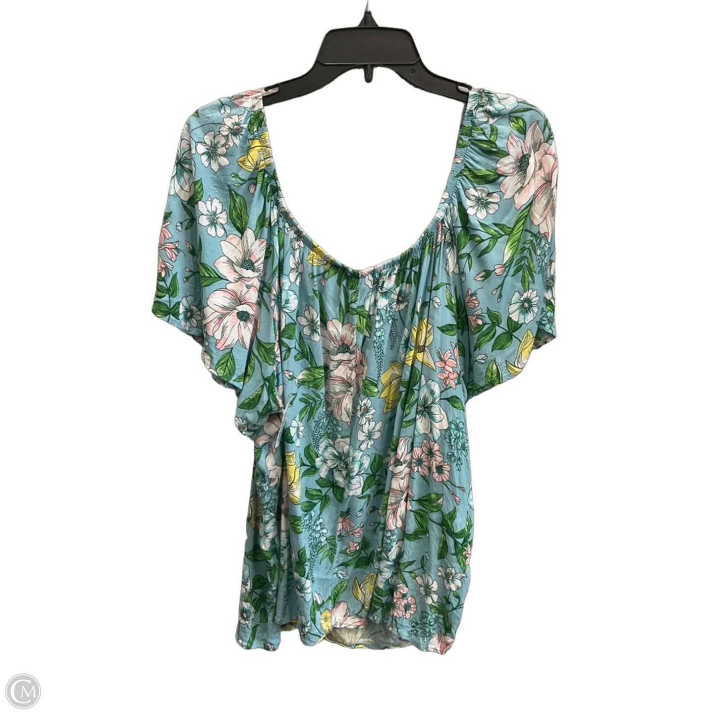 Top Short Sleeve By Torrid In Floral Print, Size: 3x