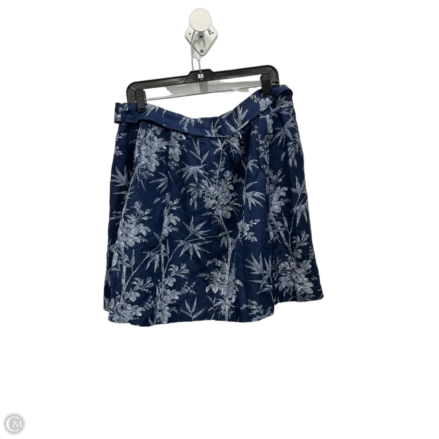 Skirt Midi By Loft In Navy, Size: 14
