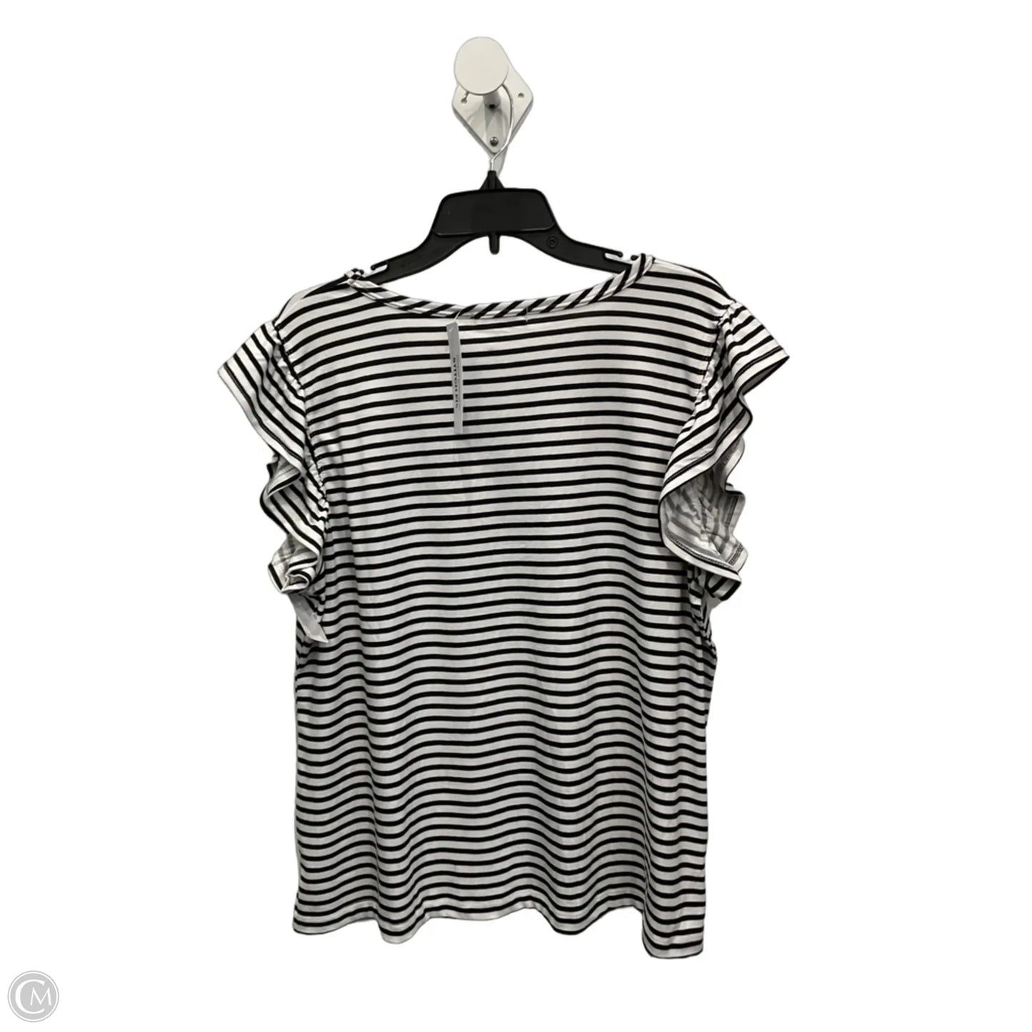 Top Sleeveless By Nine Britton In Striped Pattern, Size: Xl