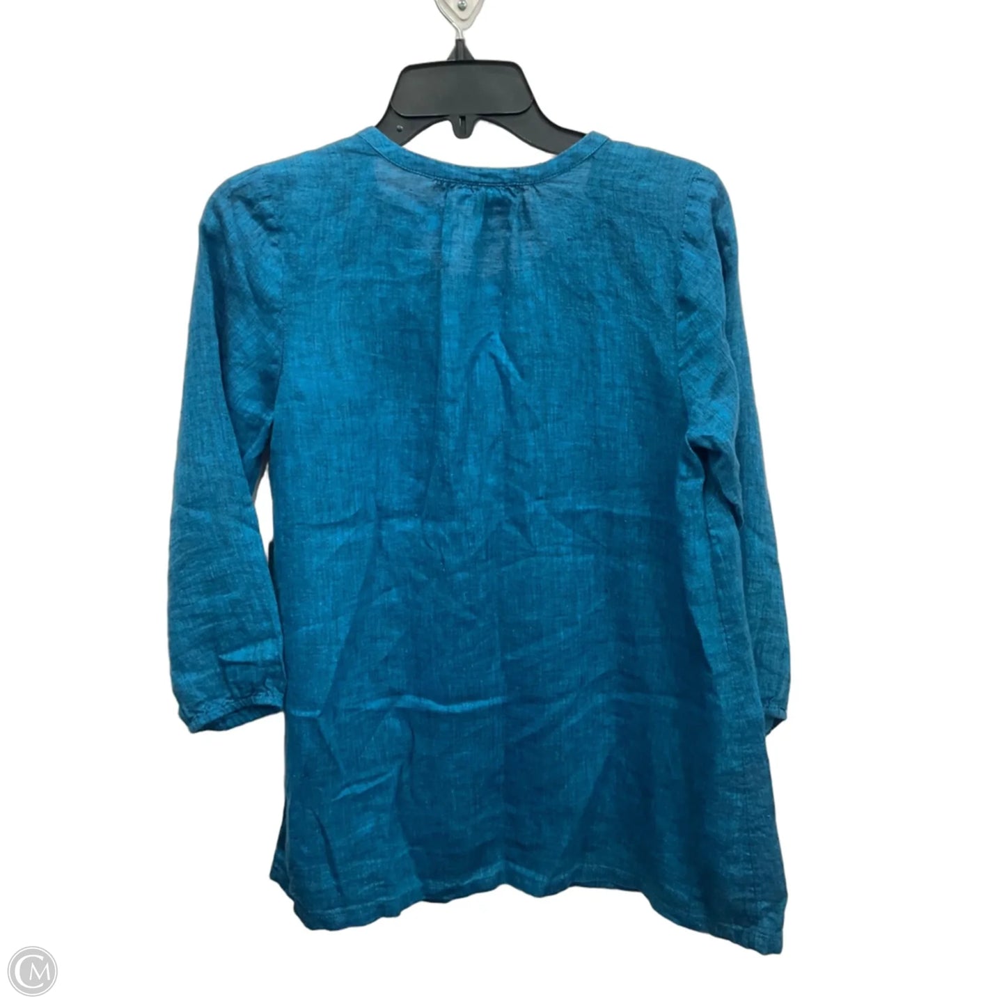 Top 3/4 Sleeve By Pure Jill In Blue, Size: Xs