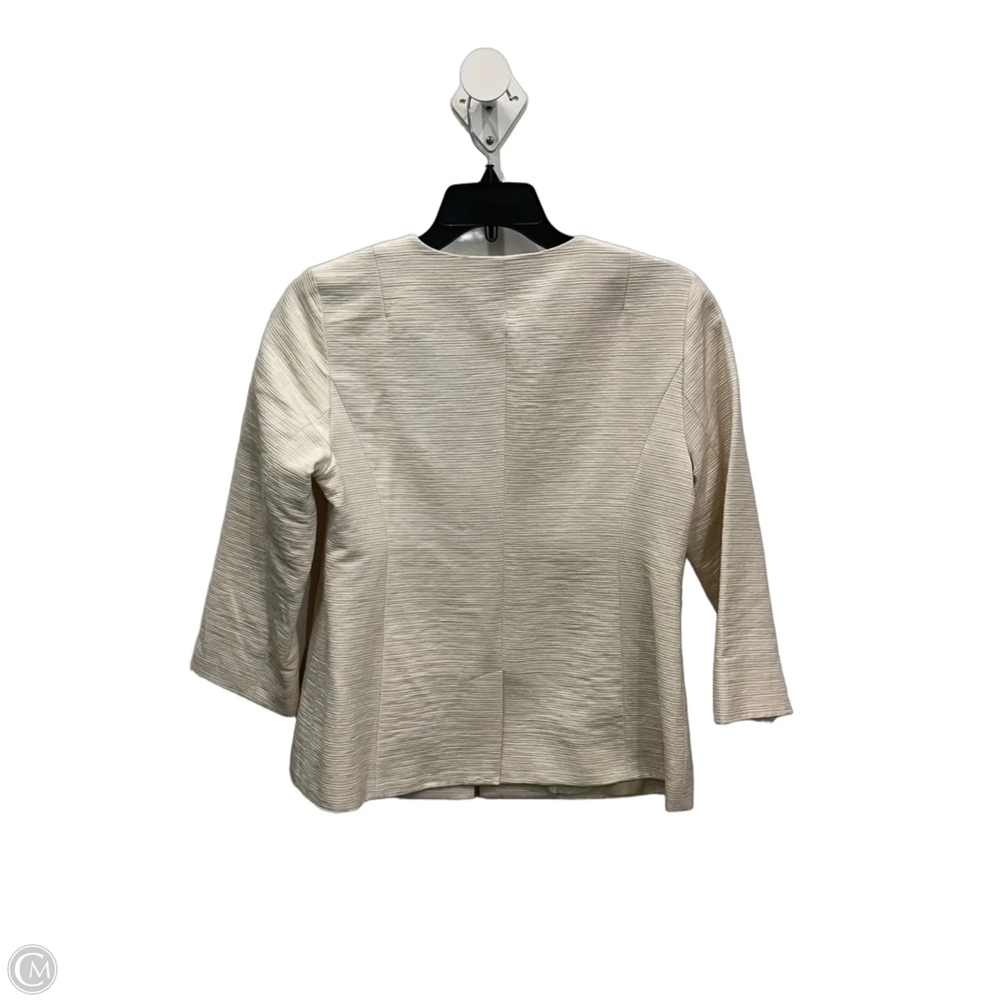 Blazer By Eileen Fisher In Cream, Size: Sp
