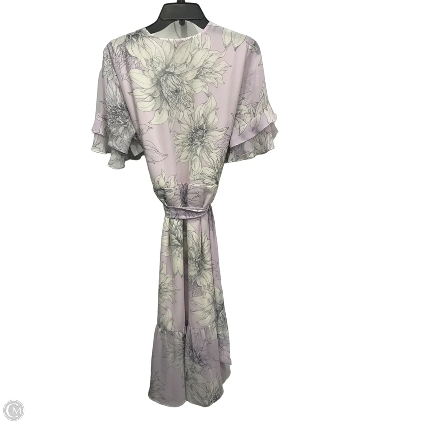 Dress Casual Midi By Vince Camuto In Floral Print, Size: M