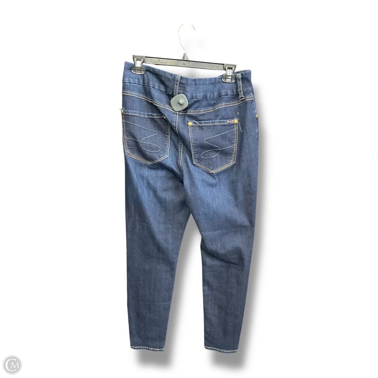 Jeans Straight By Seven 7 In Blue Denim, Size: 14