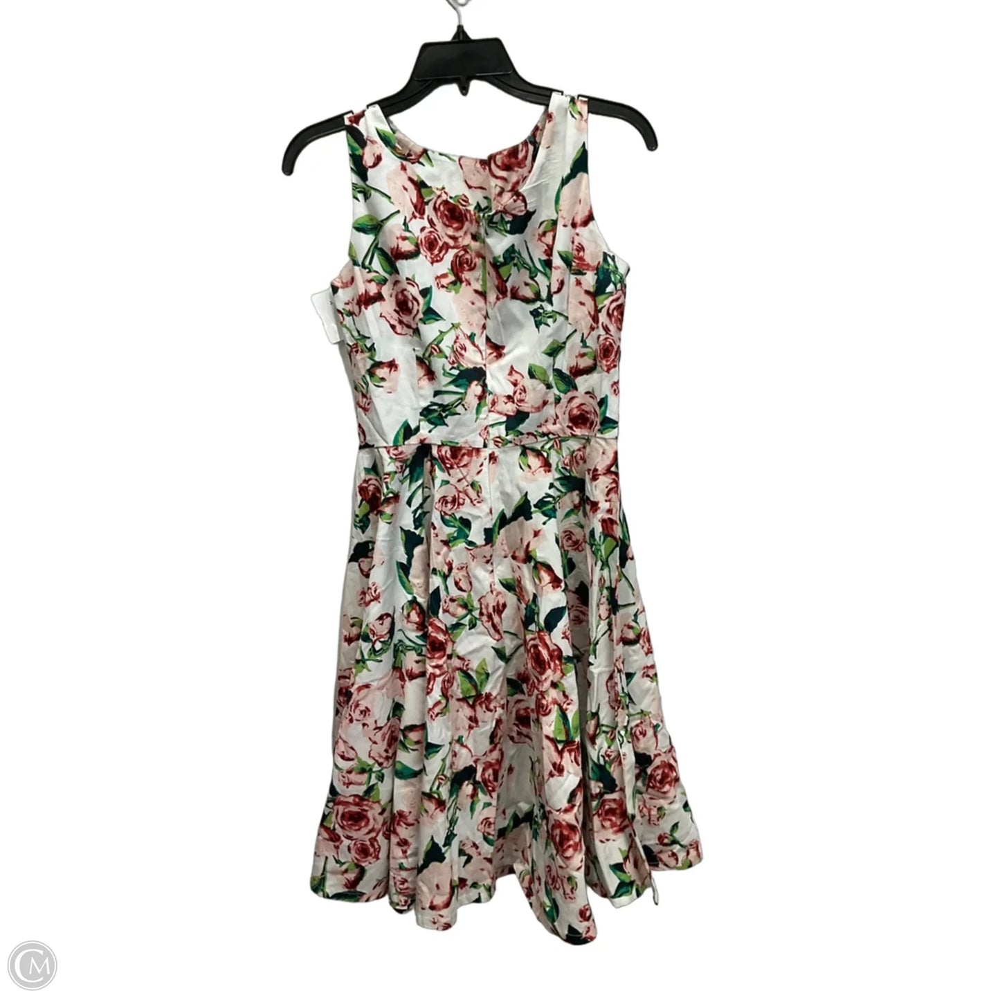 Dress Casual Midi By Clothes Mentor In Floral Print, Size: M