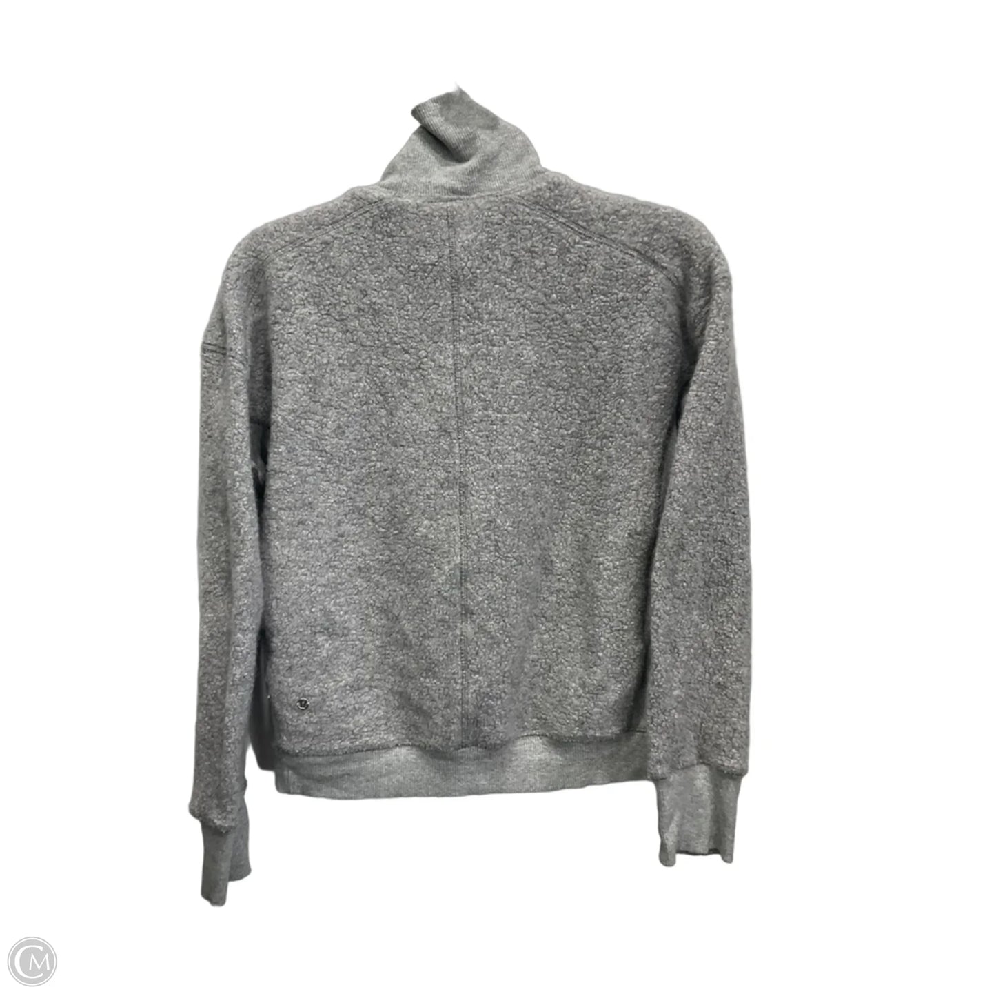Athletic Sweatshirt Collar By Lululemon In Grey, Size: S