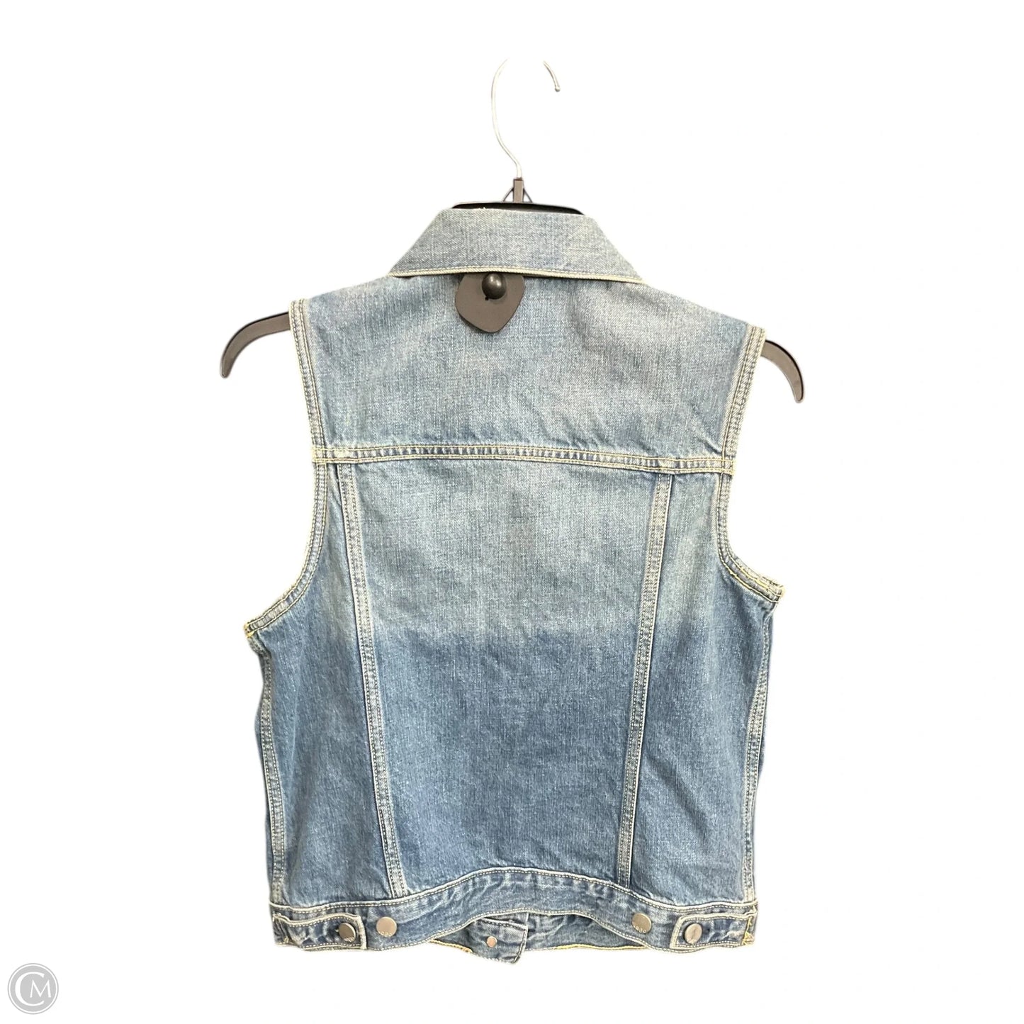 Vest Other By Gap In Blue Denim, Size: S