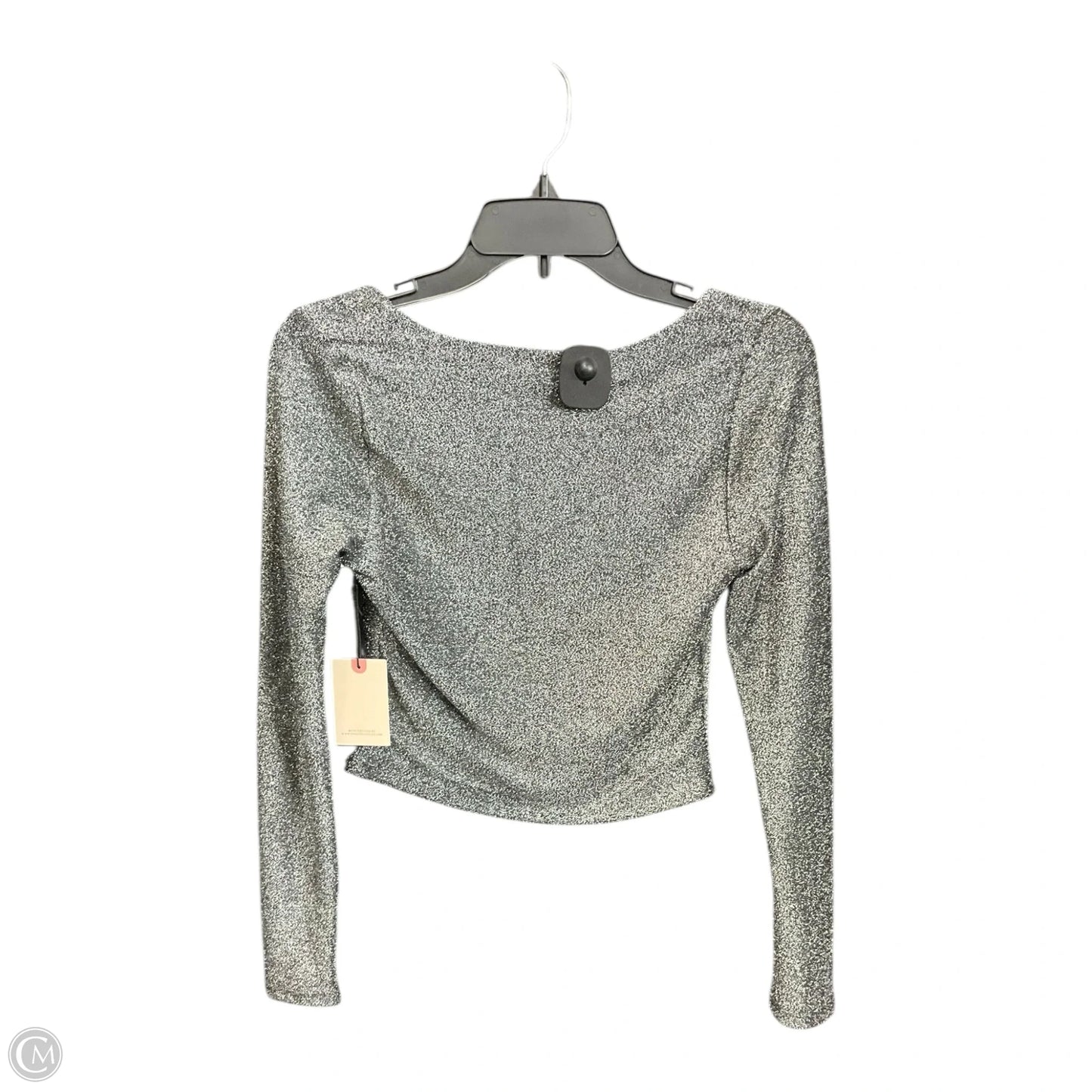 Top Long Sleeve By Sincerely Jules In Silver, Size: S