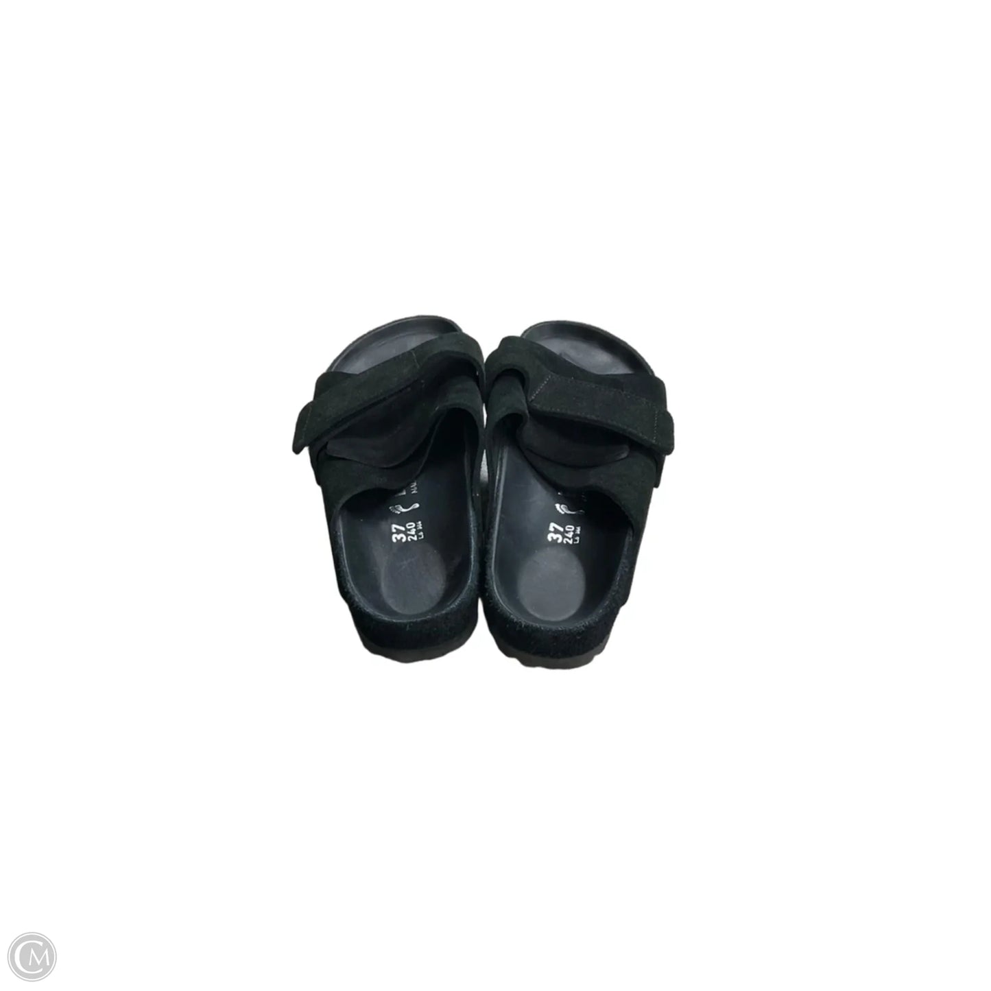 Sandals Flip Flops By Birkenstock In Black, Size: 6.5