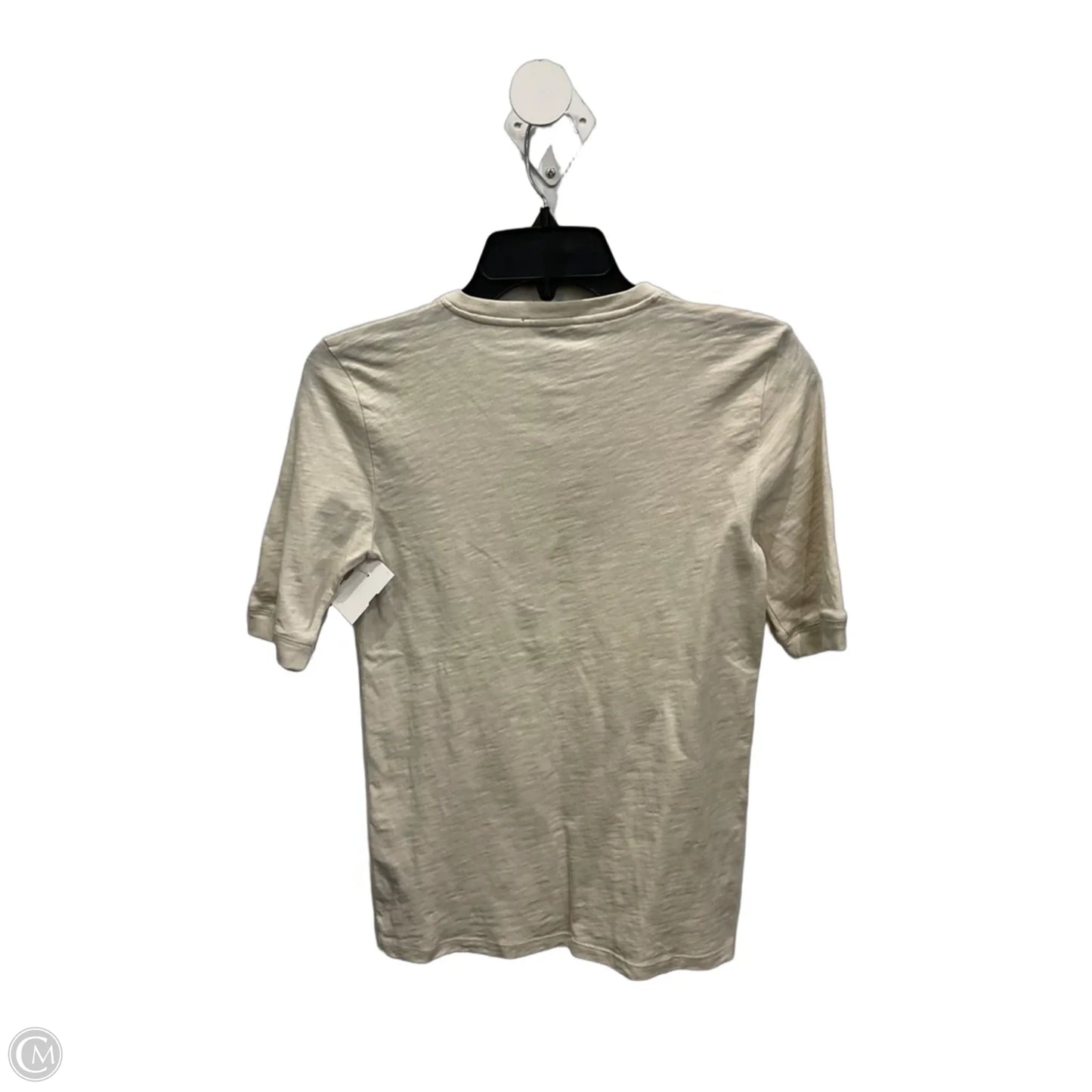 Top Short Sleeve By J. Crew In Cream, Size: Xs