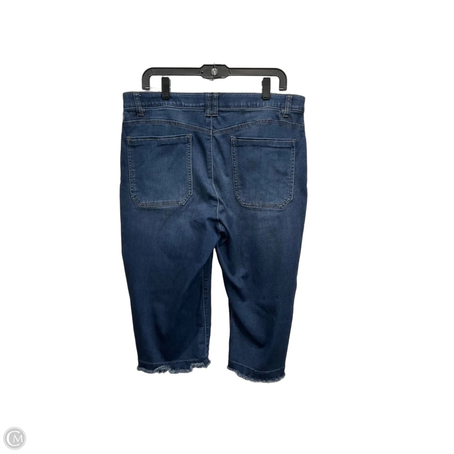 Jeans Cropped By Democracy In Blue Denim, Size: 16