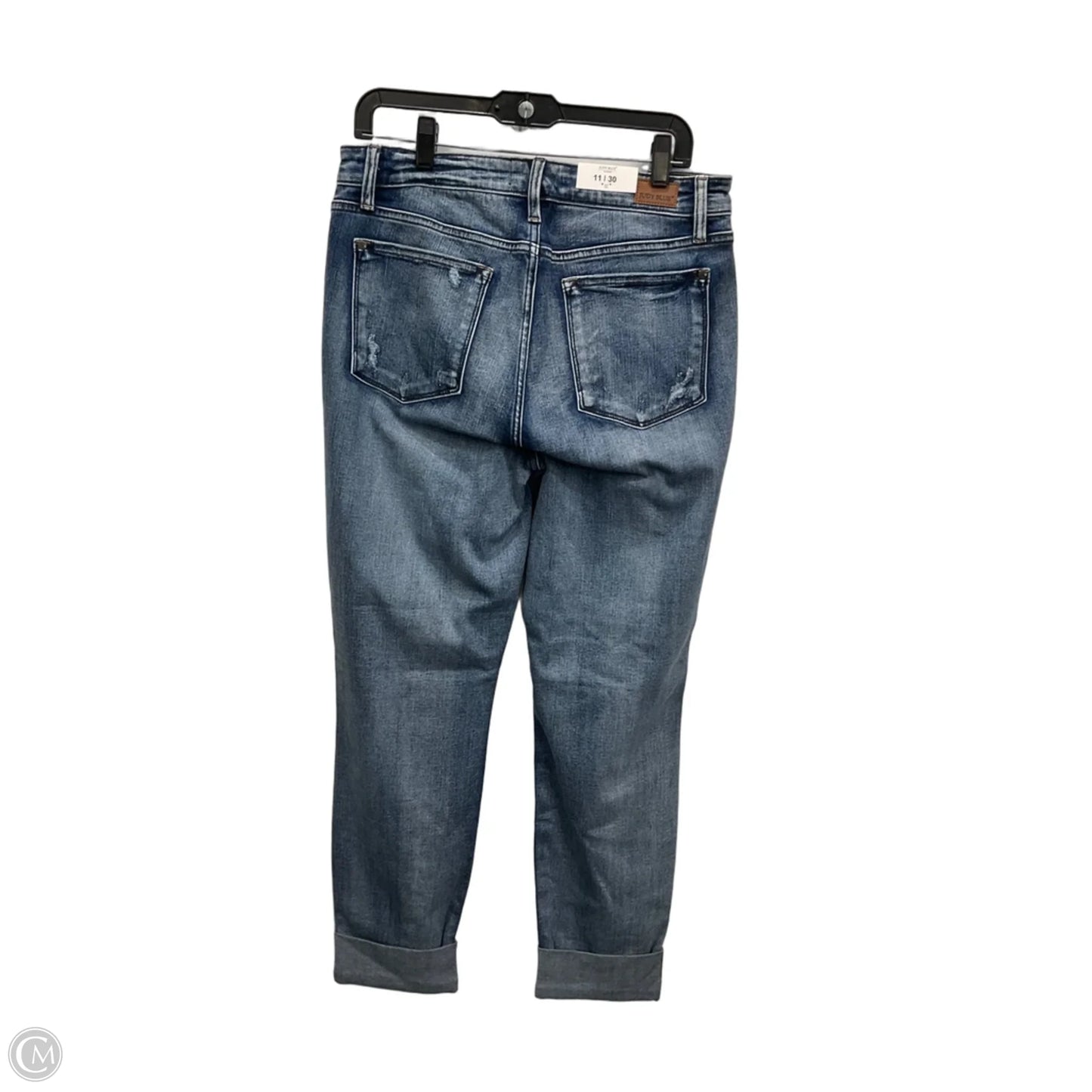 Jeans Straight By Judy Blue In Blue Denim, Size: 8
