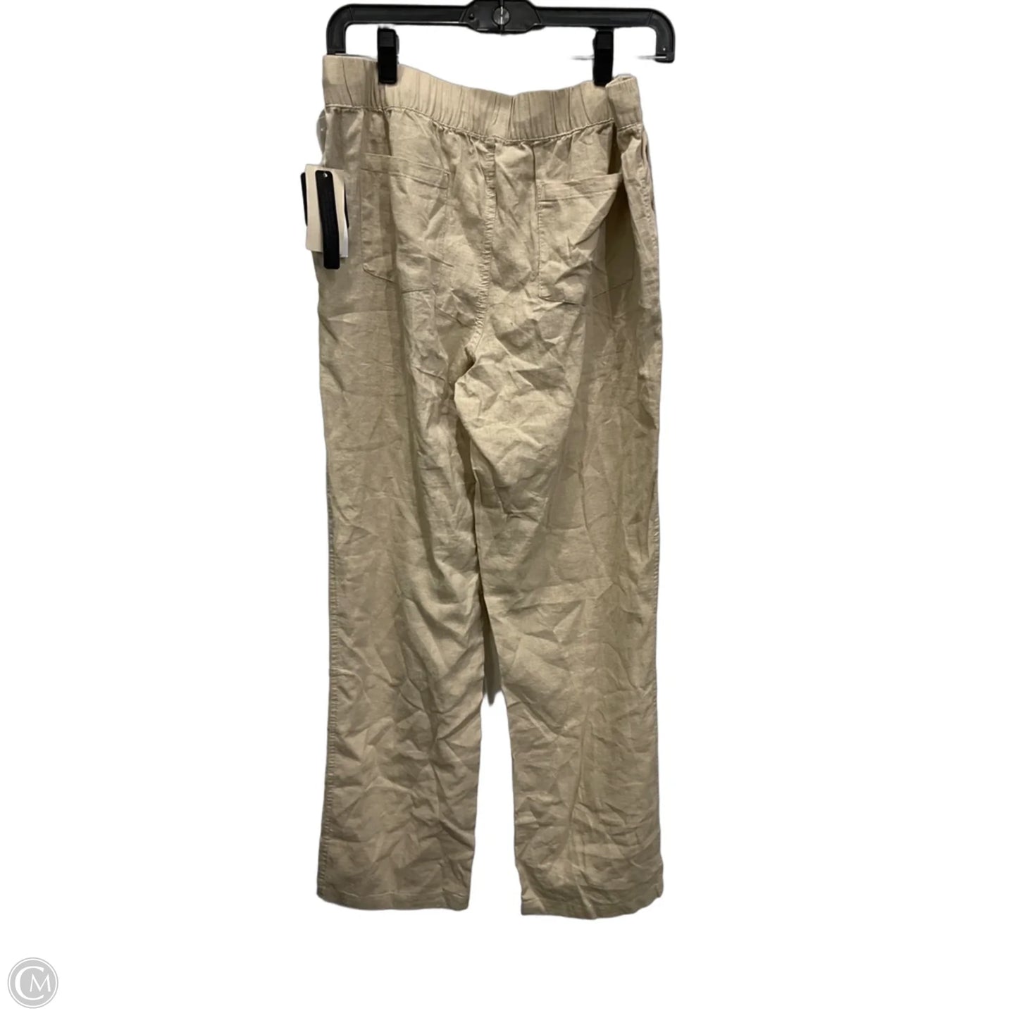 Pants Linen By Magaschoni In Tan, Size: 6p