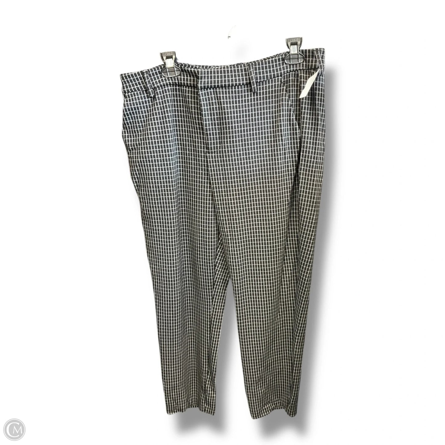 Pants Dress By Liverpool In Plaid Pattern, Size: 14