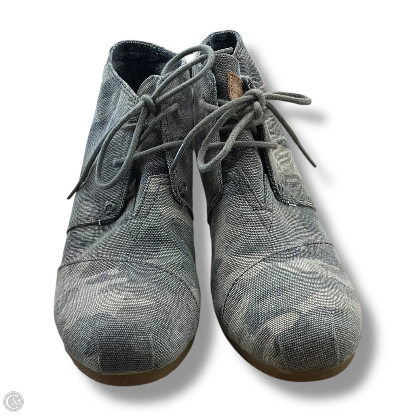 Shoes Heels Wedge By Toms In Camouflage Print, Size: 8