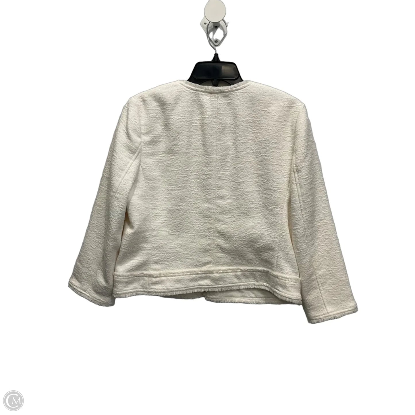 Blazer By Ann Taylor In Ivory, Size: 12p