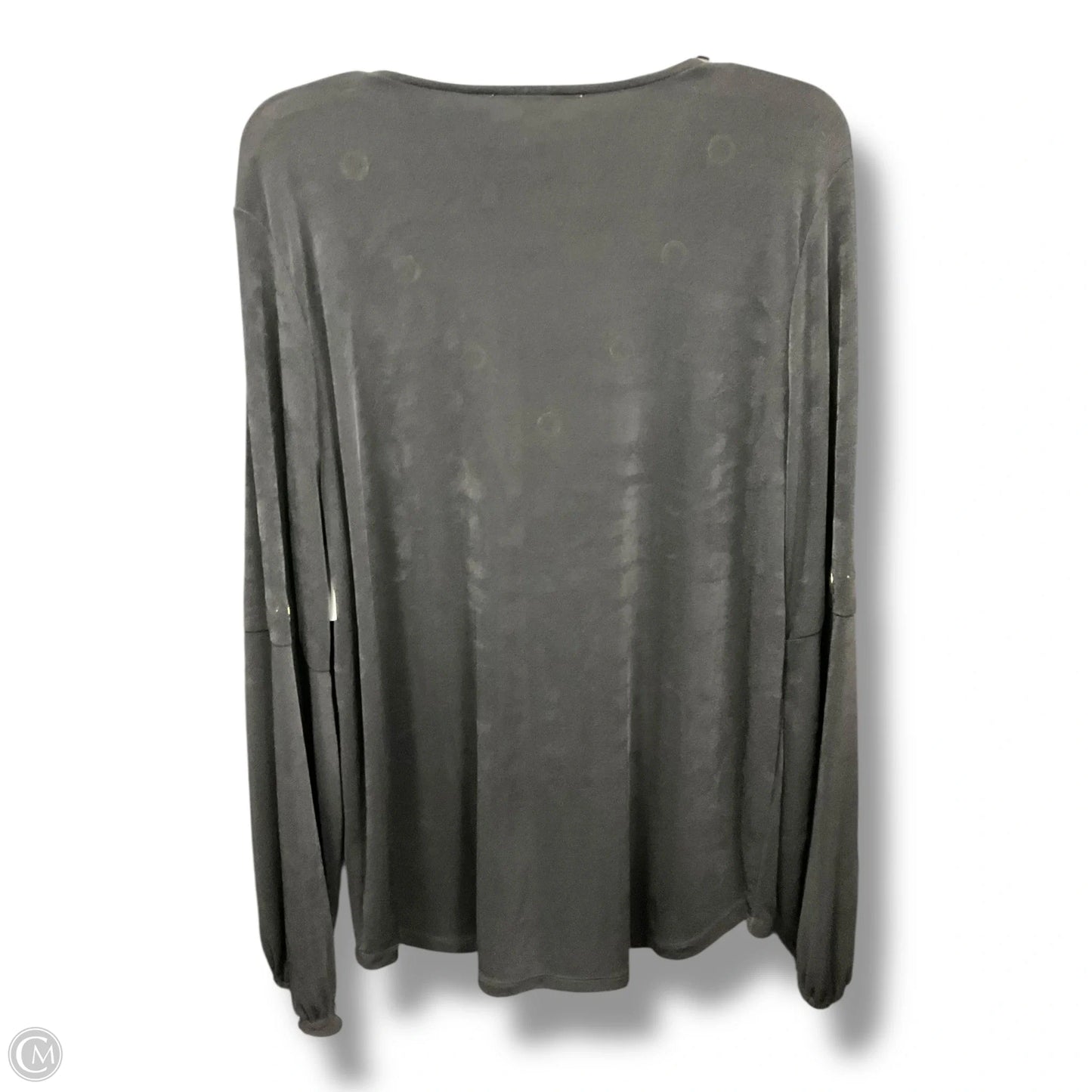Top Long Sleeve By Michael By Michael Kors In Black, Size: Xl