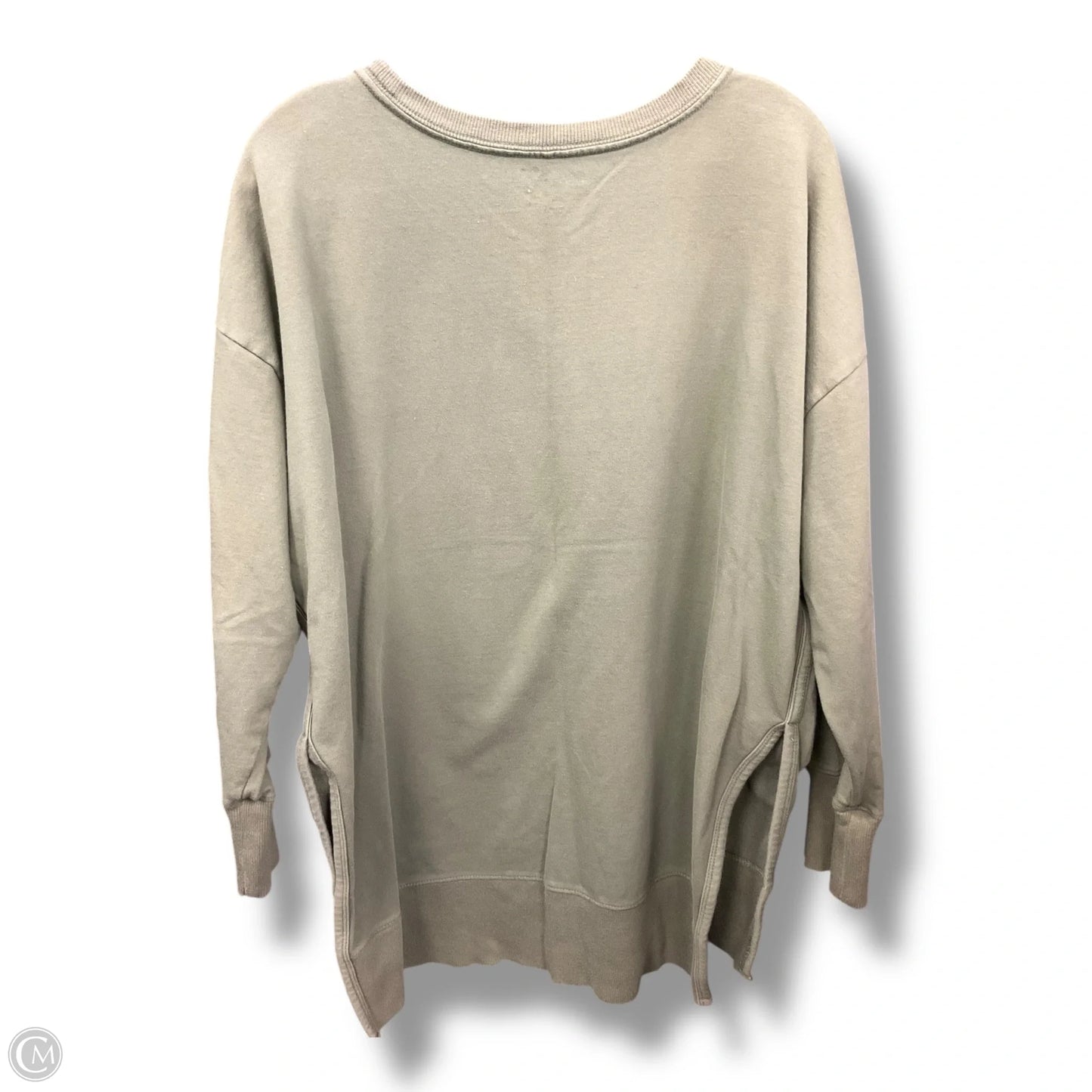 Top Long Sleeve By Terra & Sky In Green, Size: 1x