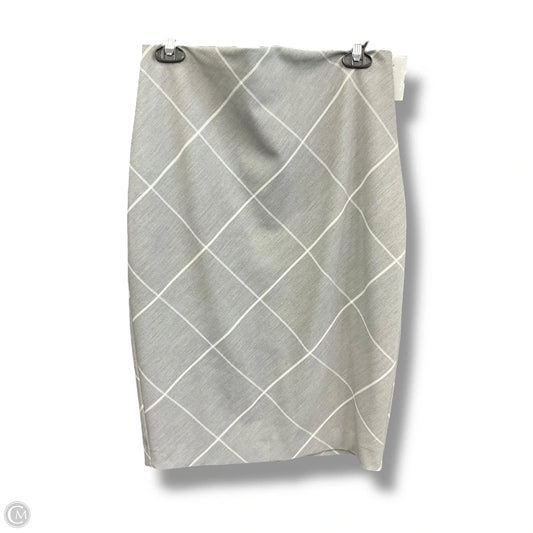 Skirt Midi By Express In Grey, Size: 8