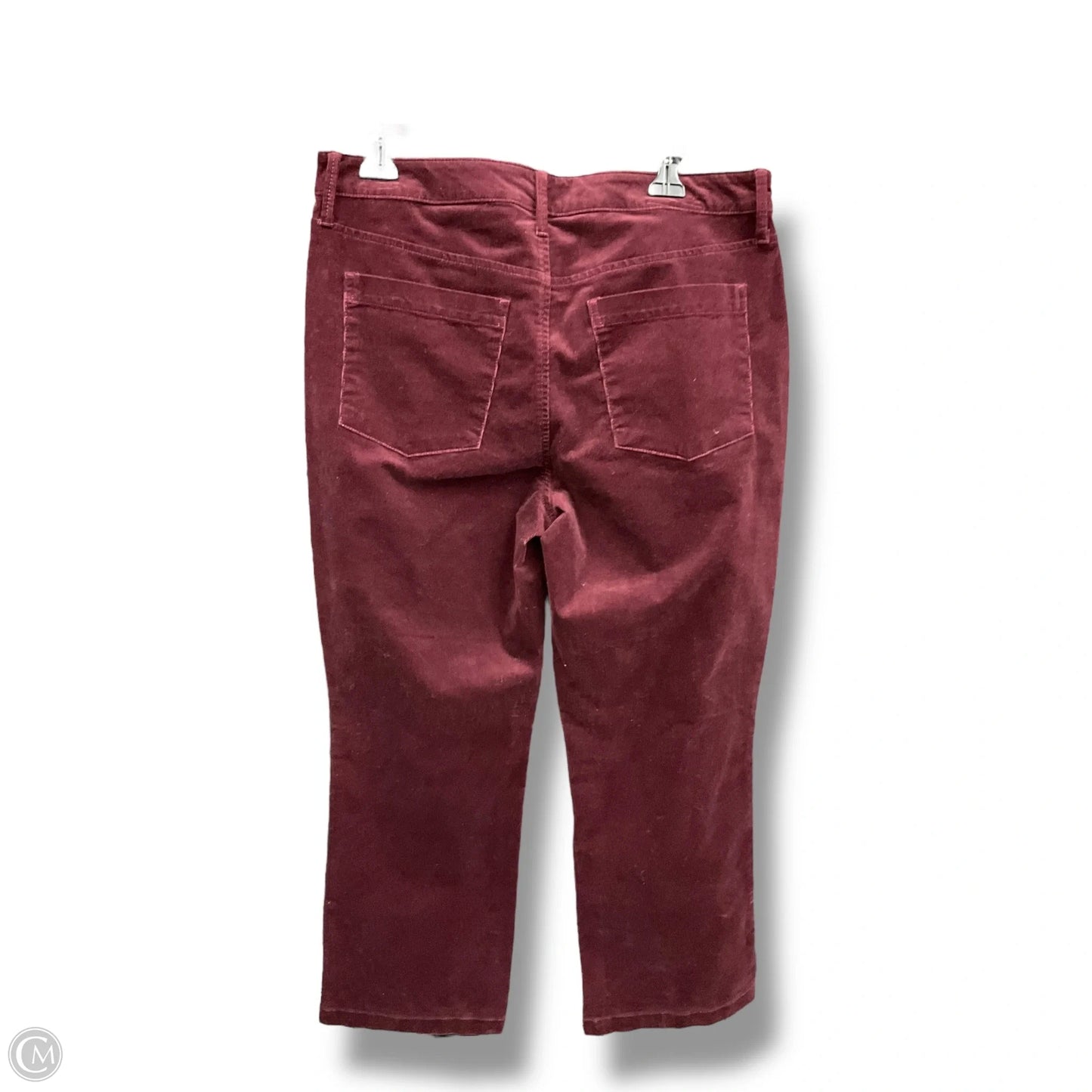 Pants Corduroy By Talbots In Maroon, Size: 10