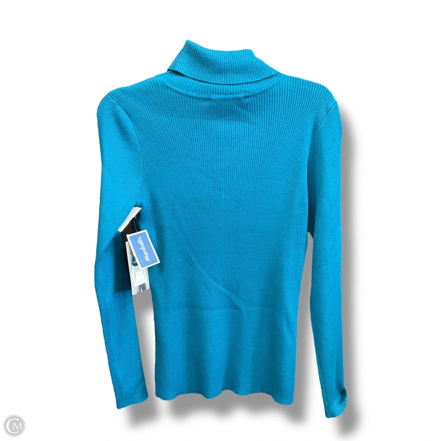 Top Long Sleeve By Cyrus In Teal, Size: S