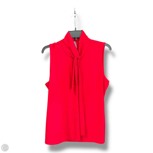 Top Sleeveless By White House Black Market In Red, Size: L